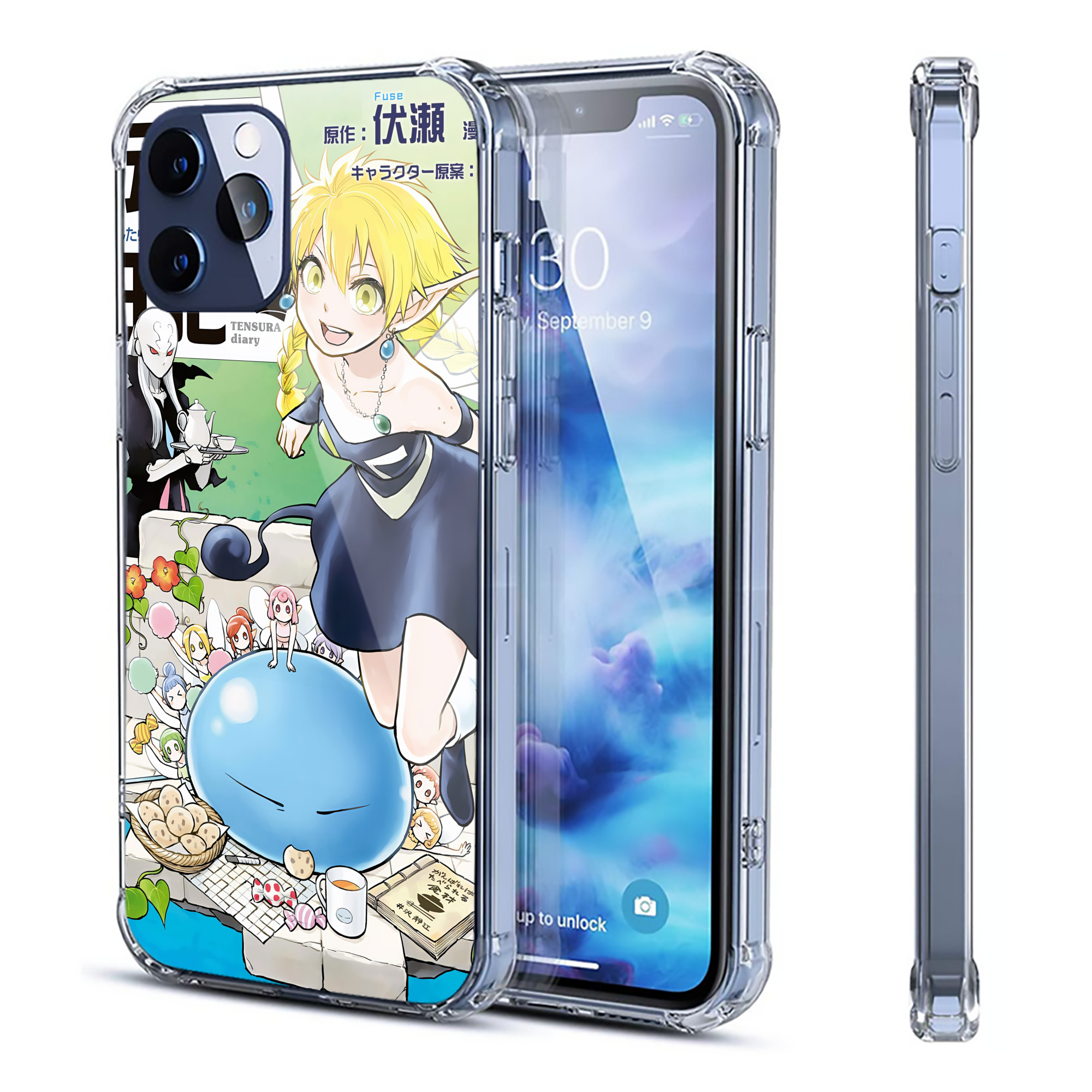 （画像用） 転スラ Regarding Reincarnated to Slime 【iPhone 12シリーズ対応】透明スマホケース（クリアソフトケース）